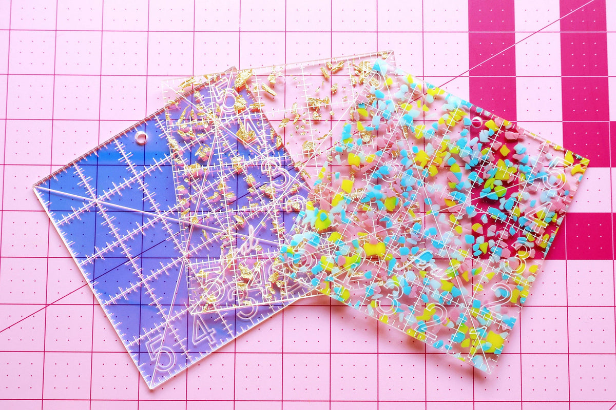 Charm square ruler: Golden