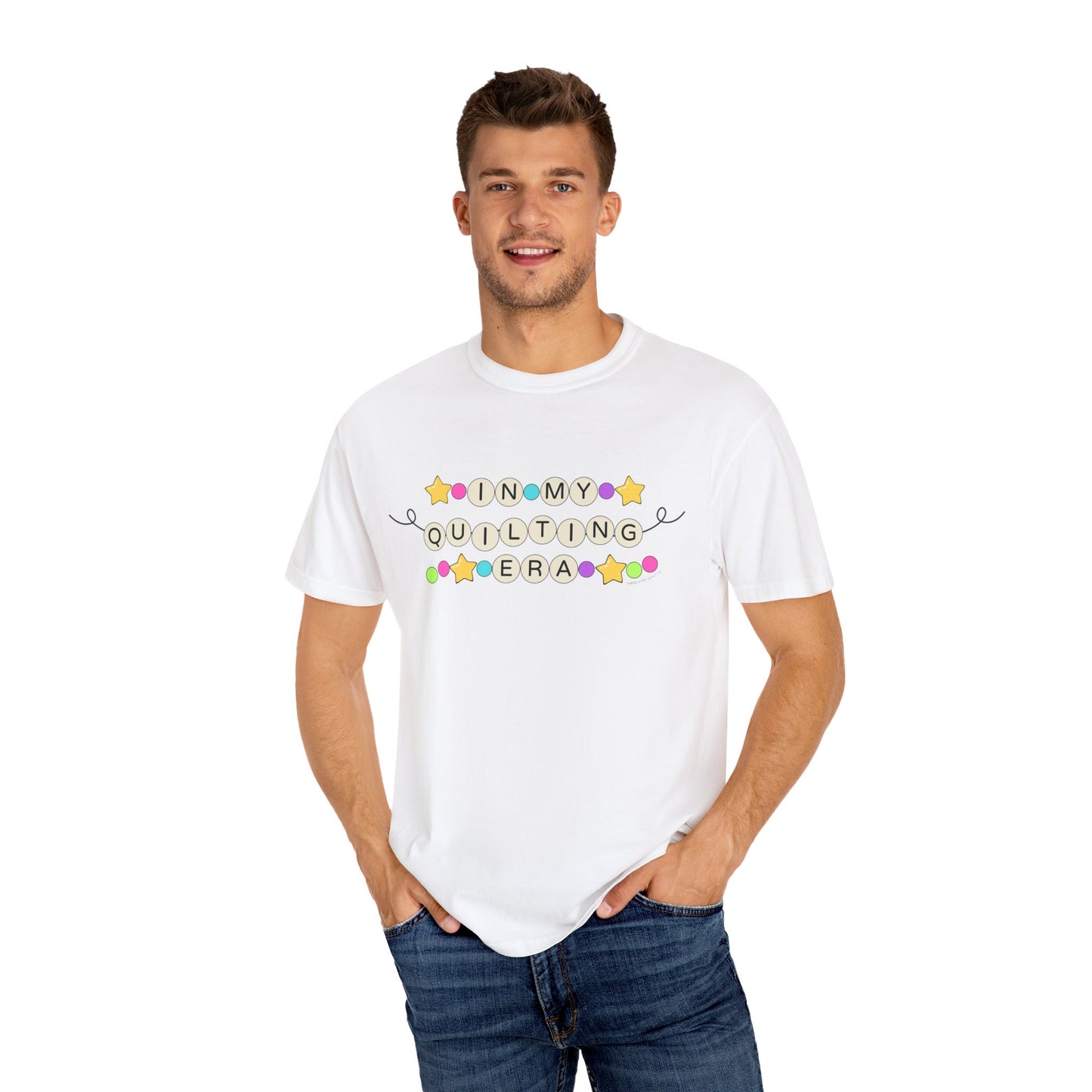 "In My Quilting Era" Unisex Garment-Dyed T-shirt