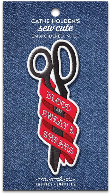 Blood, Sweat & Shears Iron-On Patch