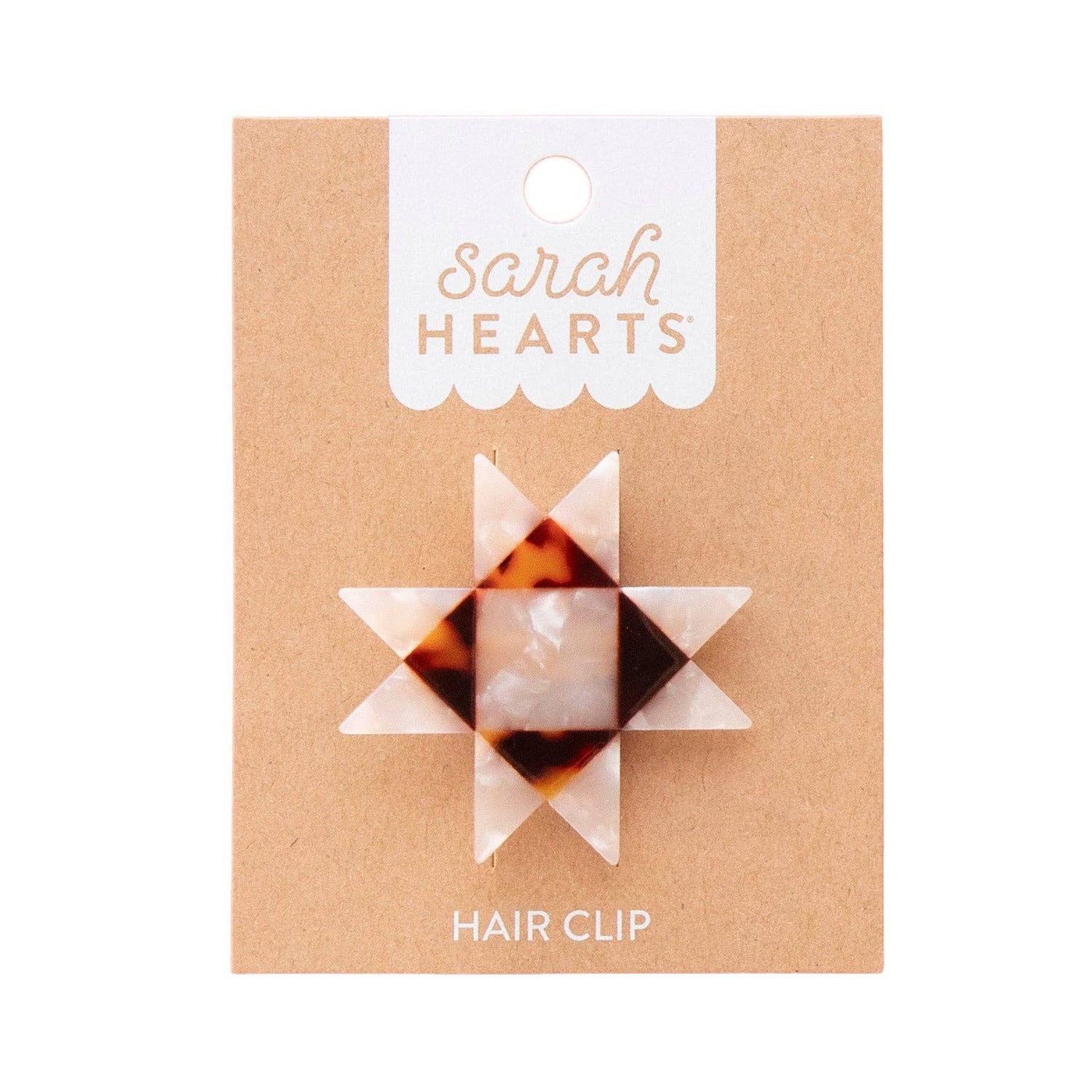 Sawtooth Star Hair Clip - Quilt Hair Accessories