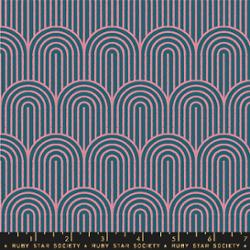 Geometry || Hump Day Galaxy || Cotton Linen Canvas HALF YARD