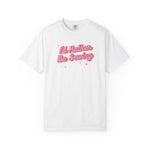 I'd Rather Be Sewing Language Garment-Dyed T-shirt White L
