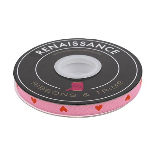 Designer Renaissance Ribbons: Hearts 3/8" BTY