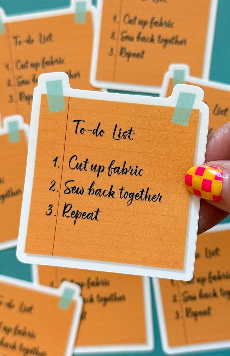 To Do List Sticker