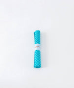 Cyan Mikado cotton coupon: Light blue / Mikado Cyan