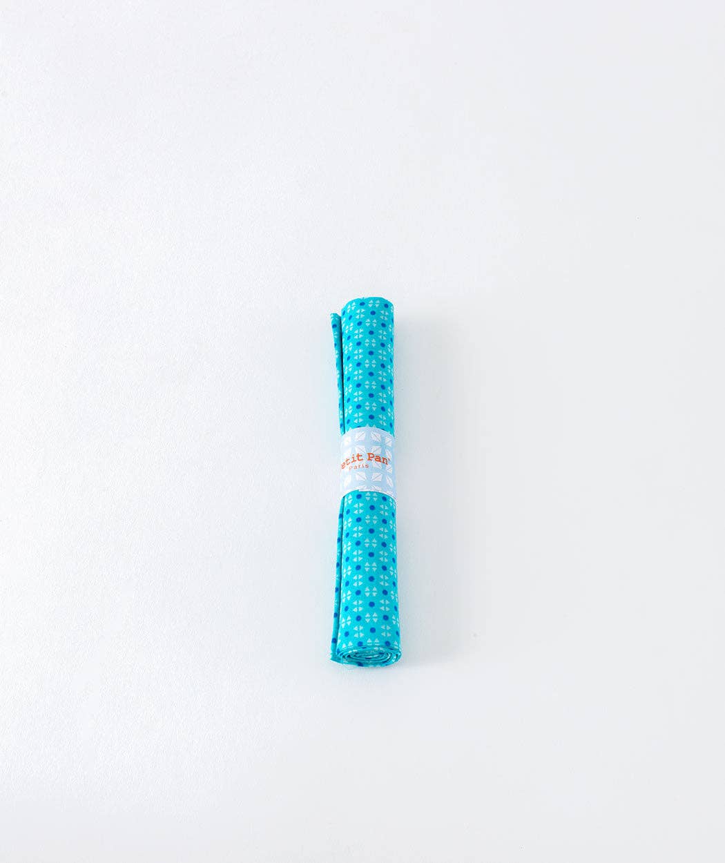 Cyan Mikado cotton coupon: Light blue / Mikado Cyan