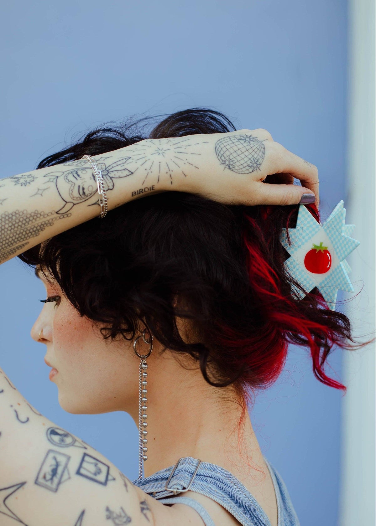 Tomato Quilt Hair Claw TPF x Chaos Magic Studio
