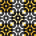 Star Flurry Quilt Pattern Printed