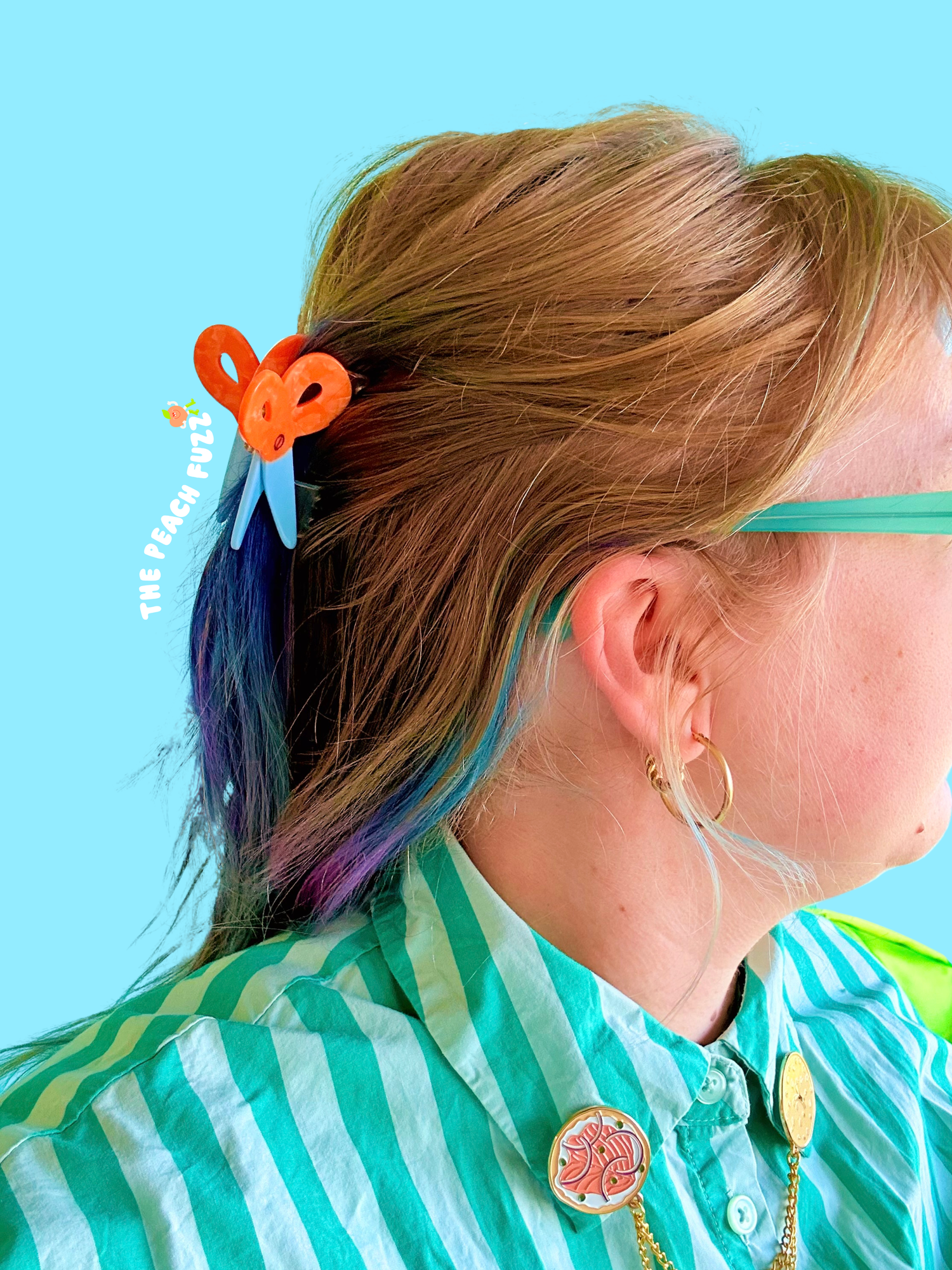 Scissors Hair Claw: Small