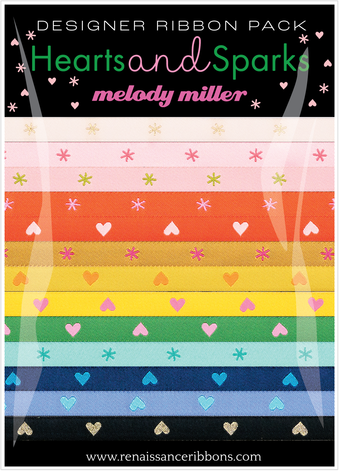 Renaissance Ribbons: Hearts and Sparks - Designer Pack