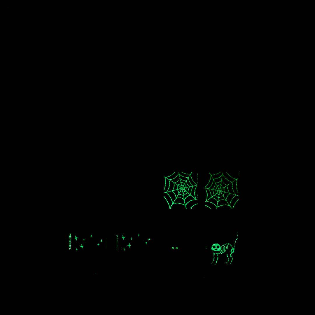 Spooky Night - Woven Label Pack - 8 PACK