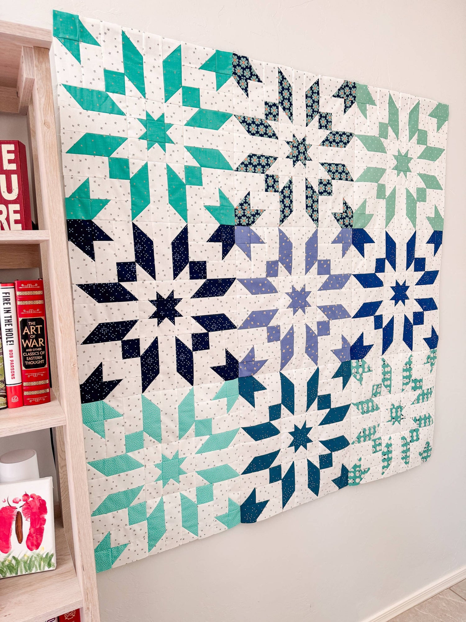 Star Flurry Quilt Pattern Printed