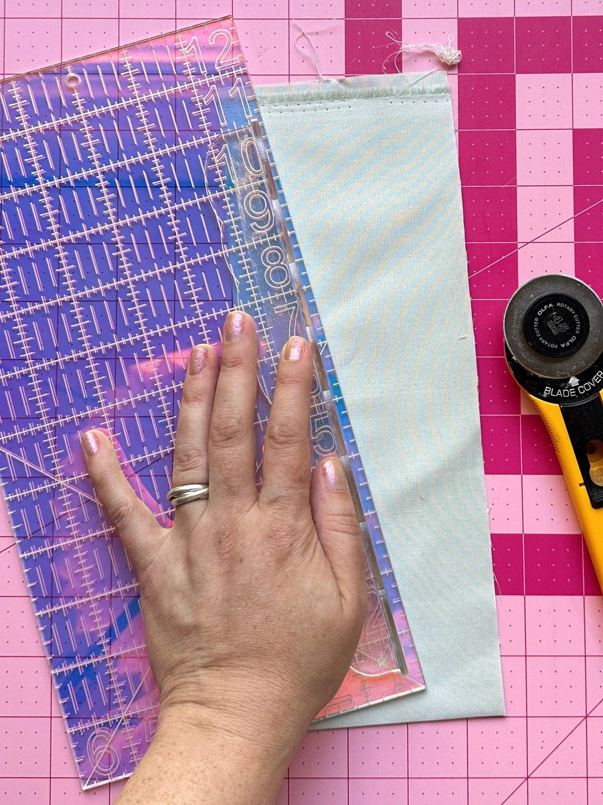 Jigsaw Ruler Guard Ruler edge guard – French Fry Quilt Company