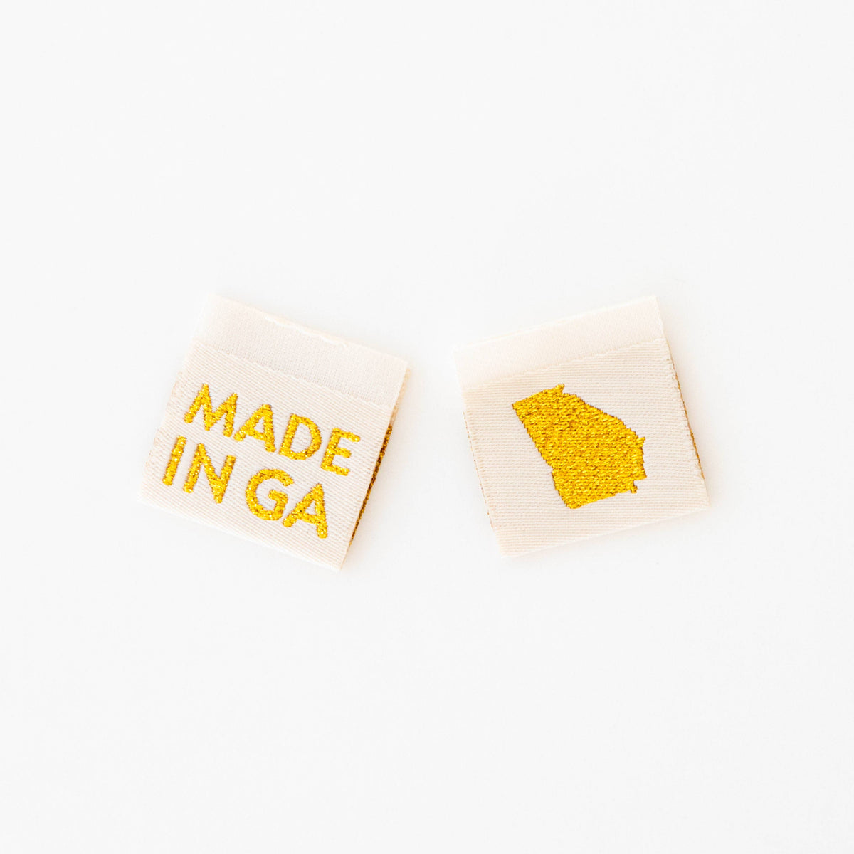 Made in My State Gold Woven Labels: Nevada