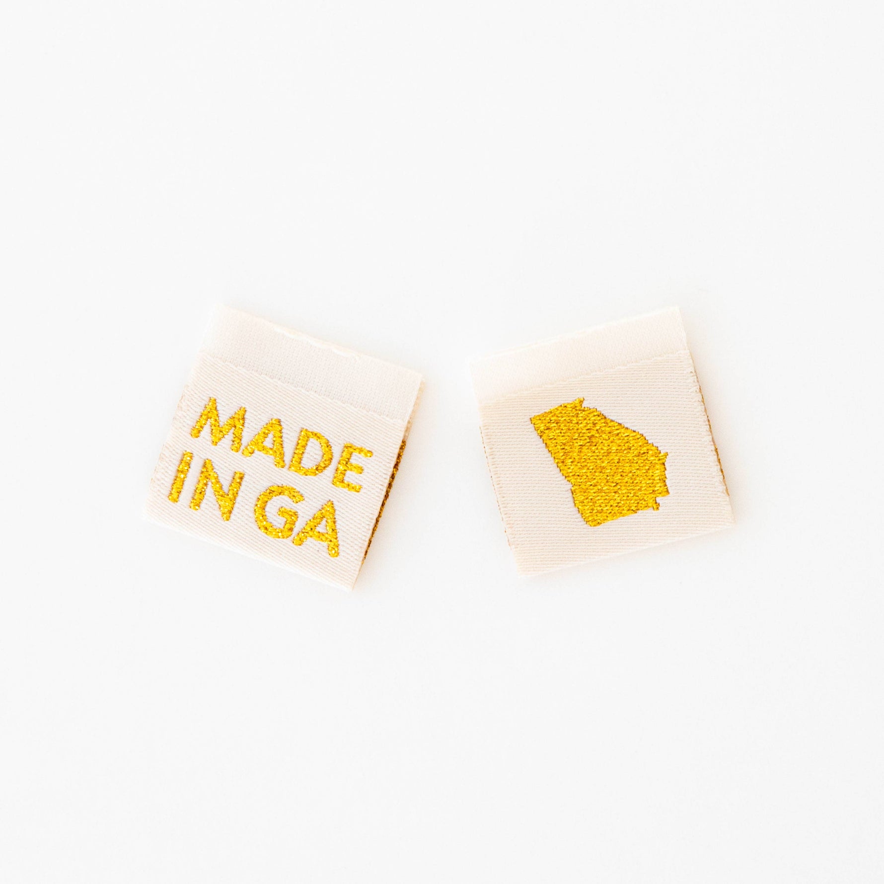 Made in My State Gold Woven Labels: Nevada