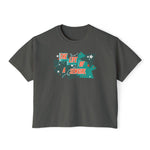 Life of a Sewgirl Women's Boxy Tee, Relaxed Fit T-Shirt for Quilters Pepper