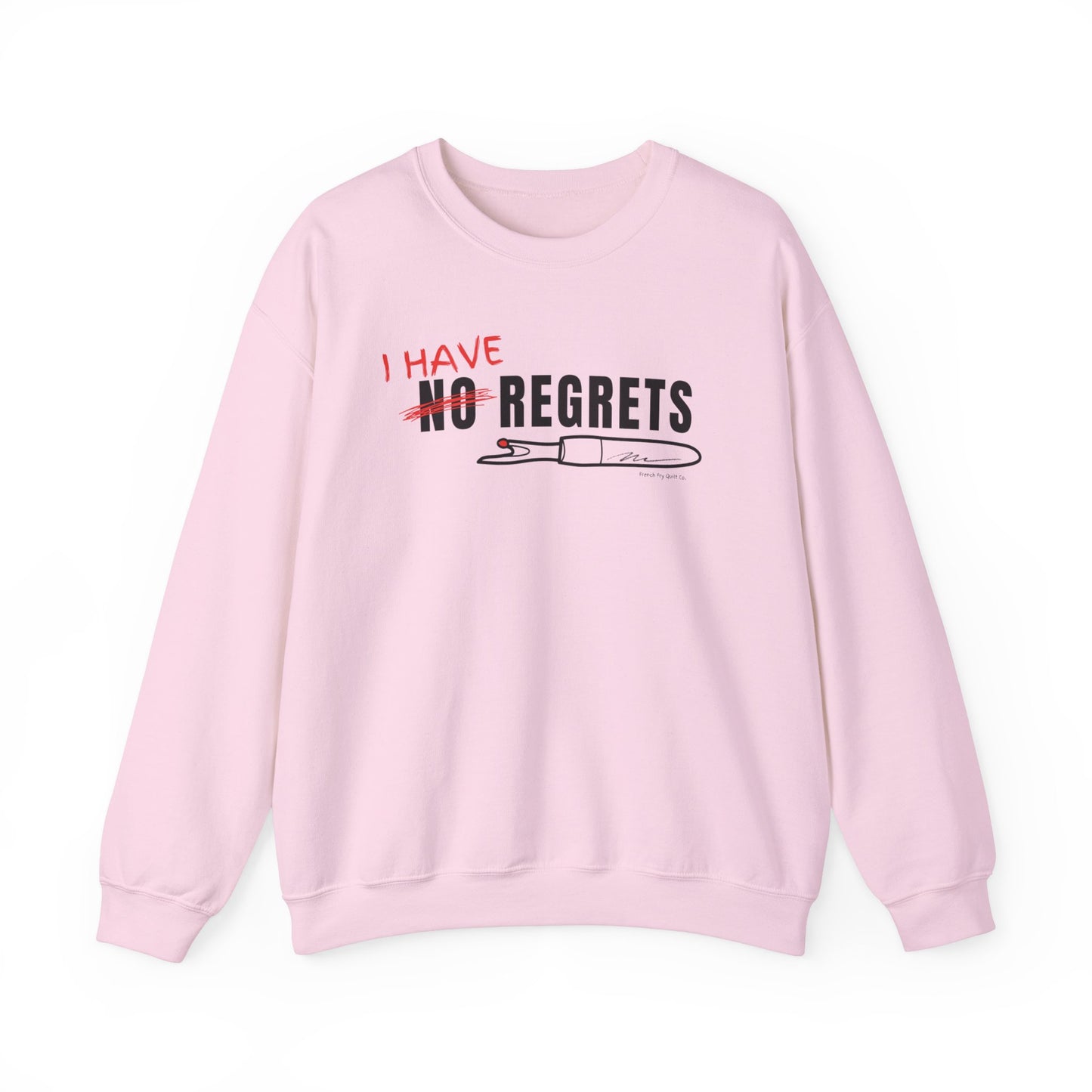 "I Have Regrets" Unisex Heavy Blend™ Crewneck Sweatshirt