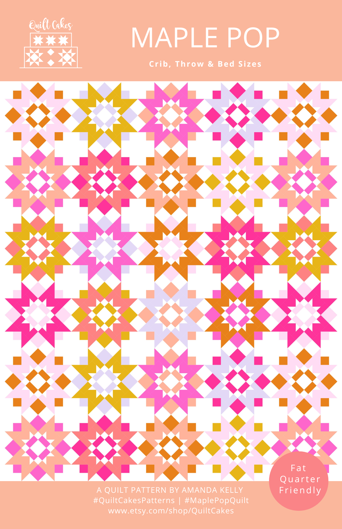 Maple Pop Quilt Pattern Printed