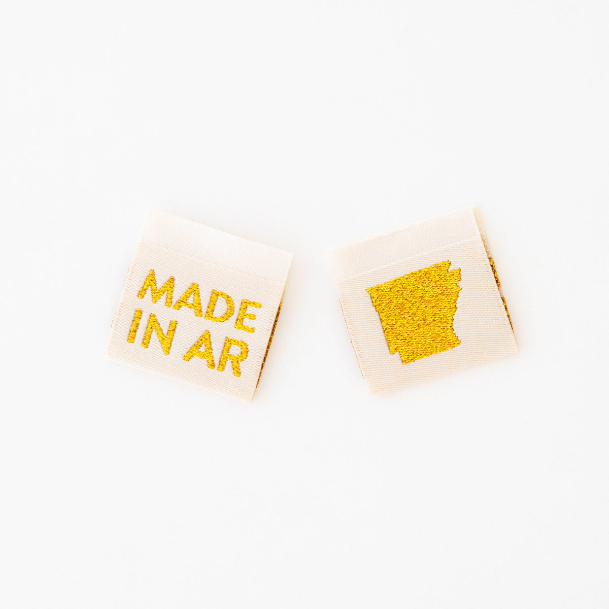 Made in My State Gold Woven Labels: Nevada