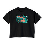 Life of a Sewgirl Women's Boxy Tee, Relaxed Fit T-Shirt for Quilters Black
