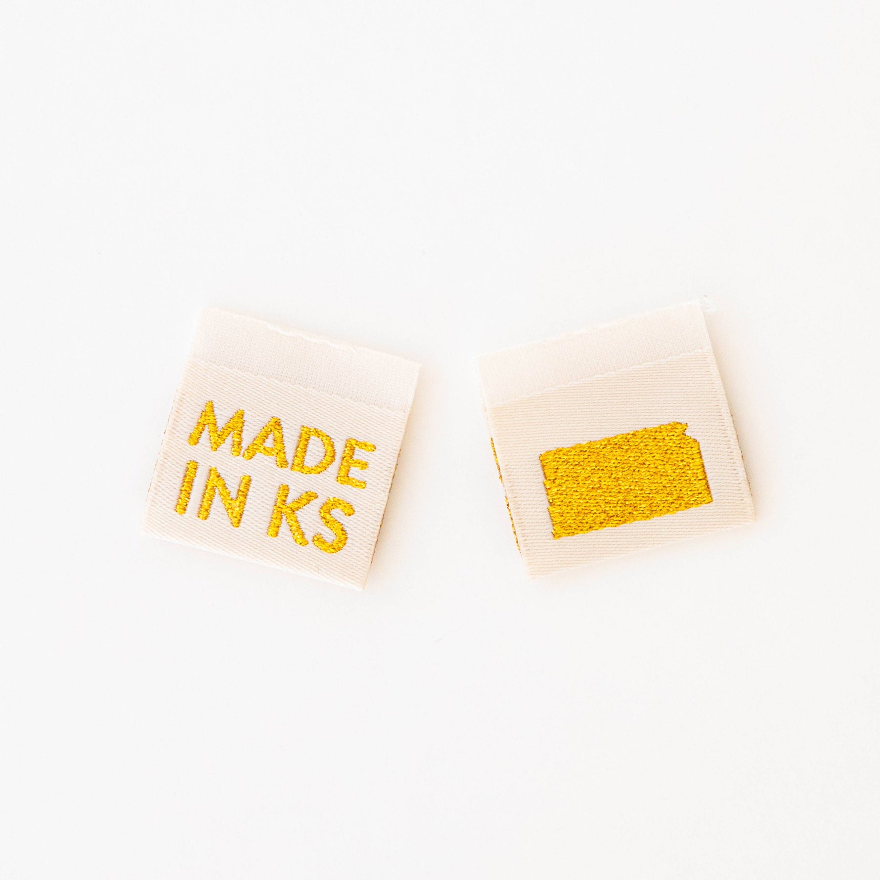 Made in My State Gold Woven Labels: Nevada