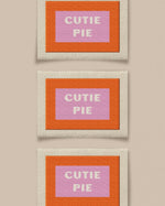 Cutie Pie Large Garment Labels: Set of 6