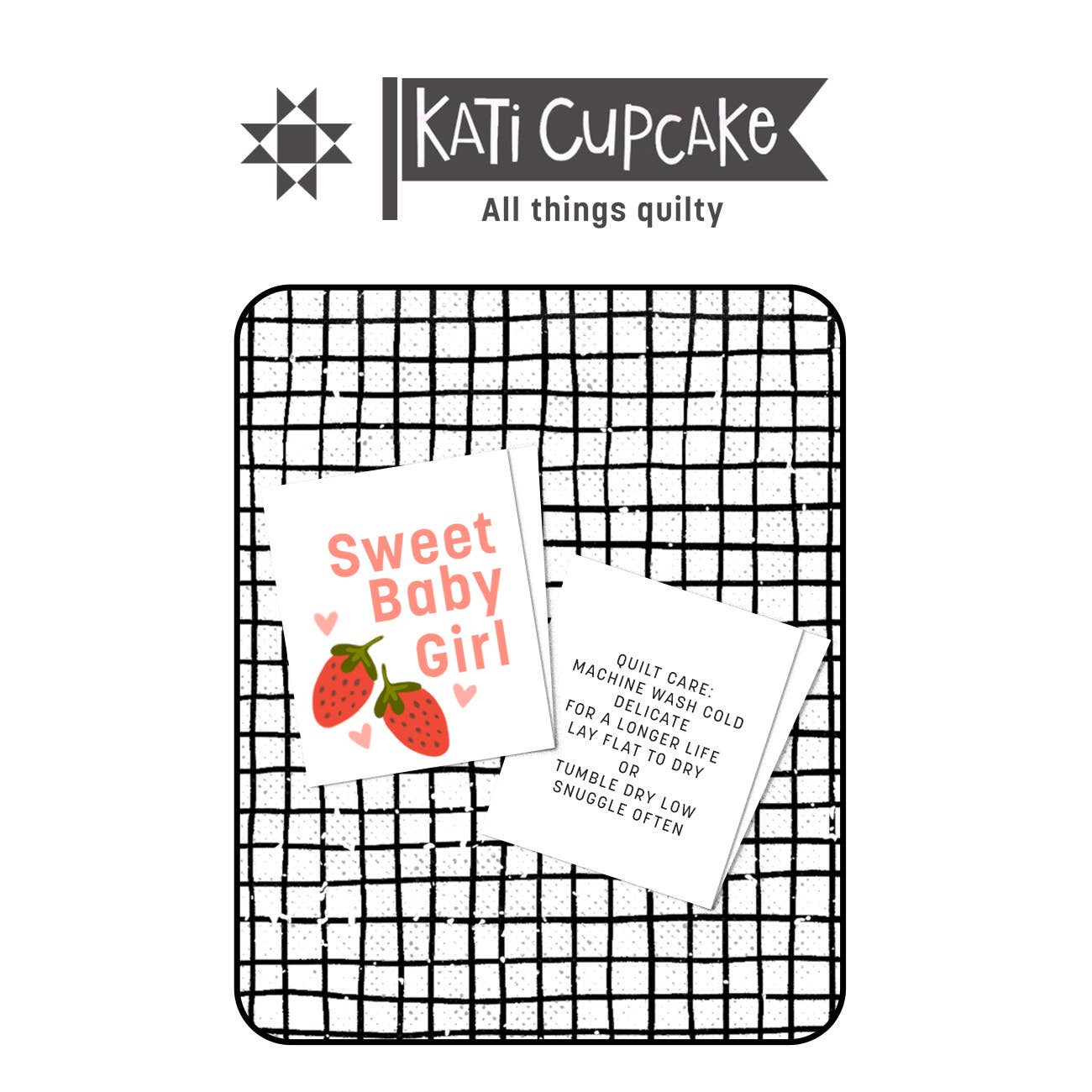 Sweet Baby Girl - Designer Sewing Labels