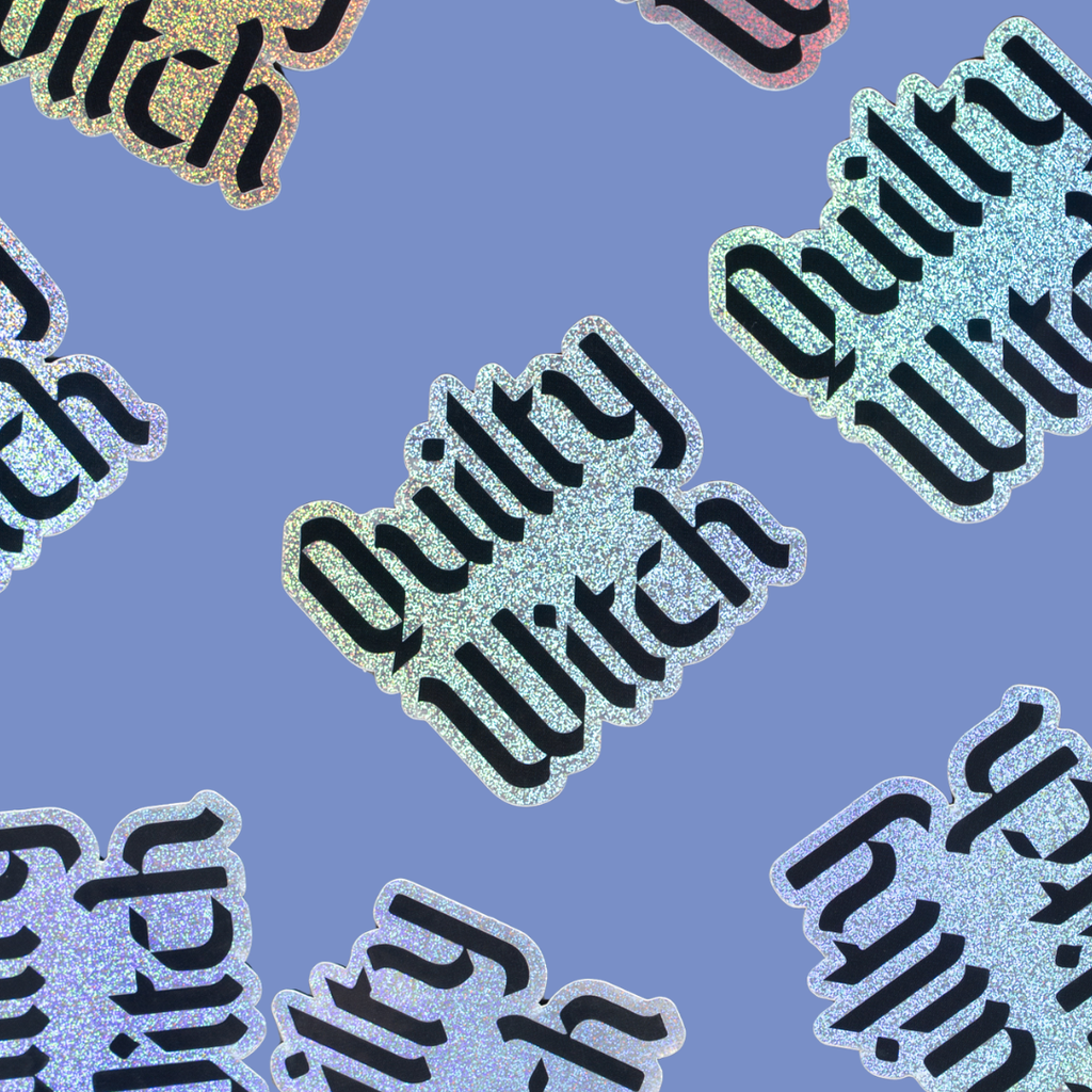 Quilty Witch Sticker