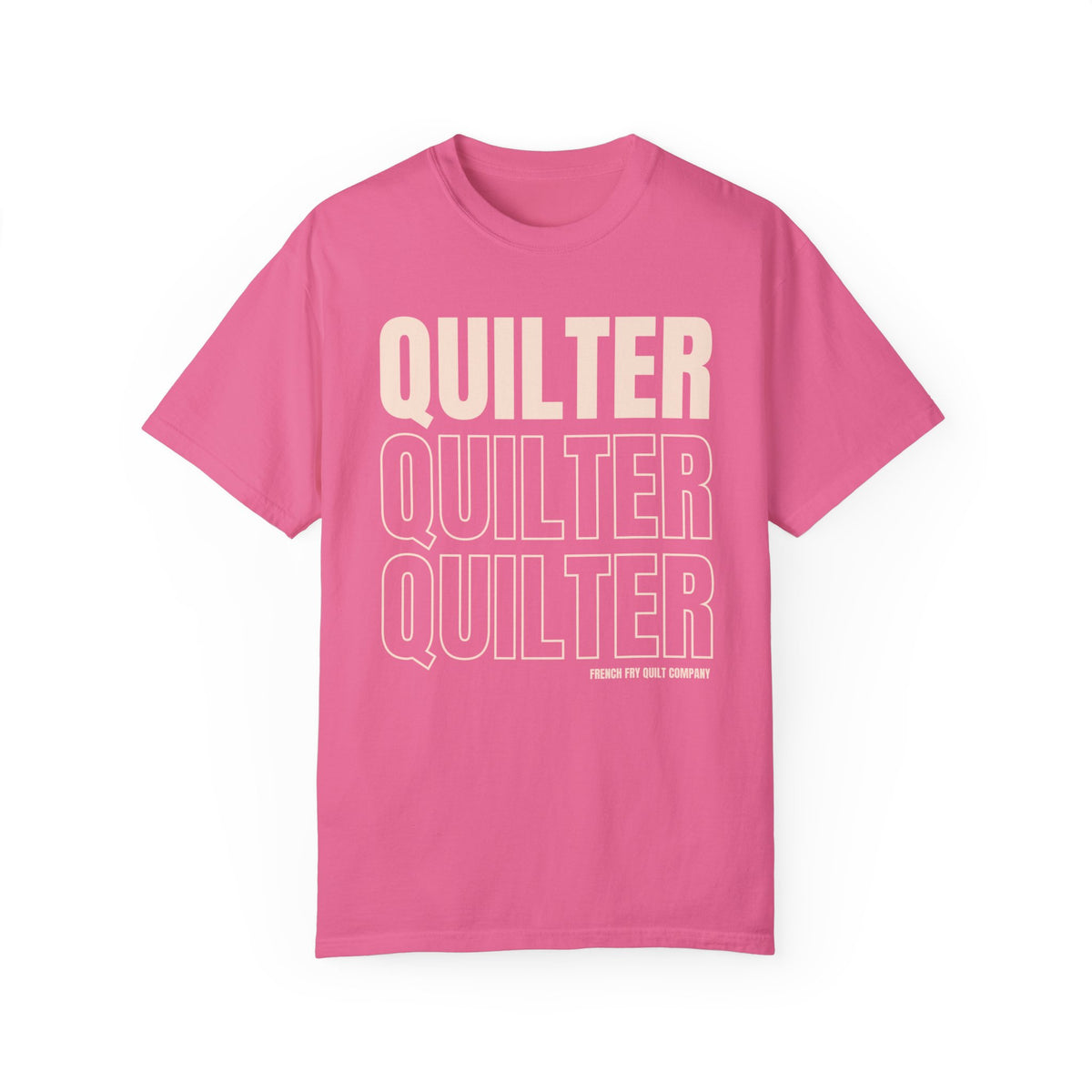 Quilter Light Soft-Washed T-shirt Crunchberry