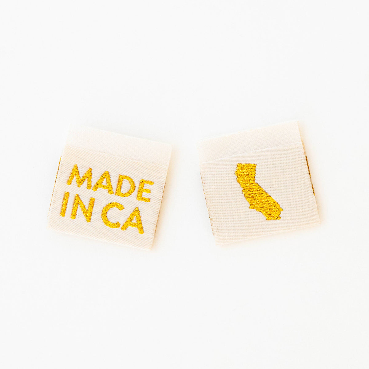 Made in My State Gold Woven Labels: Nevada