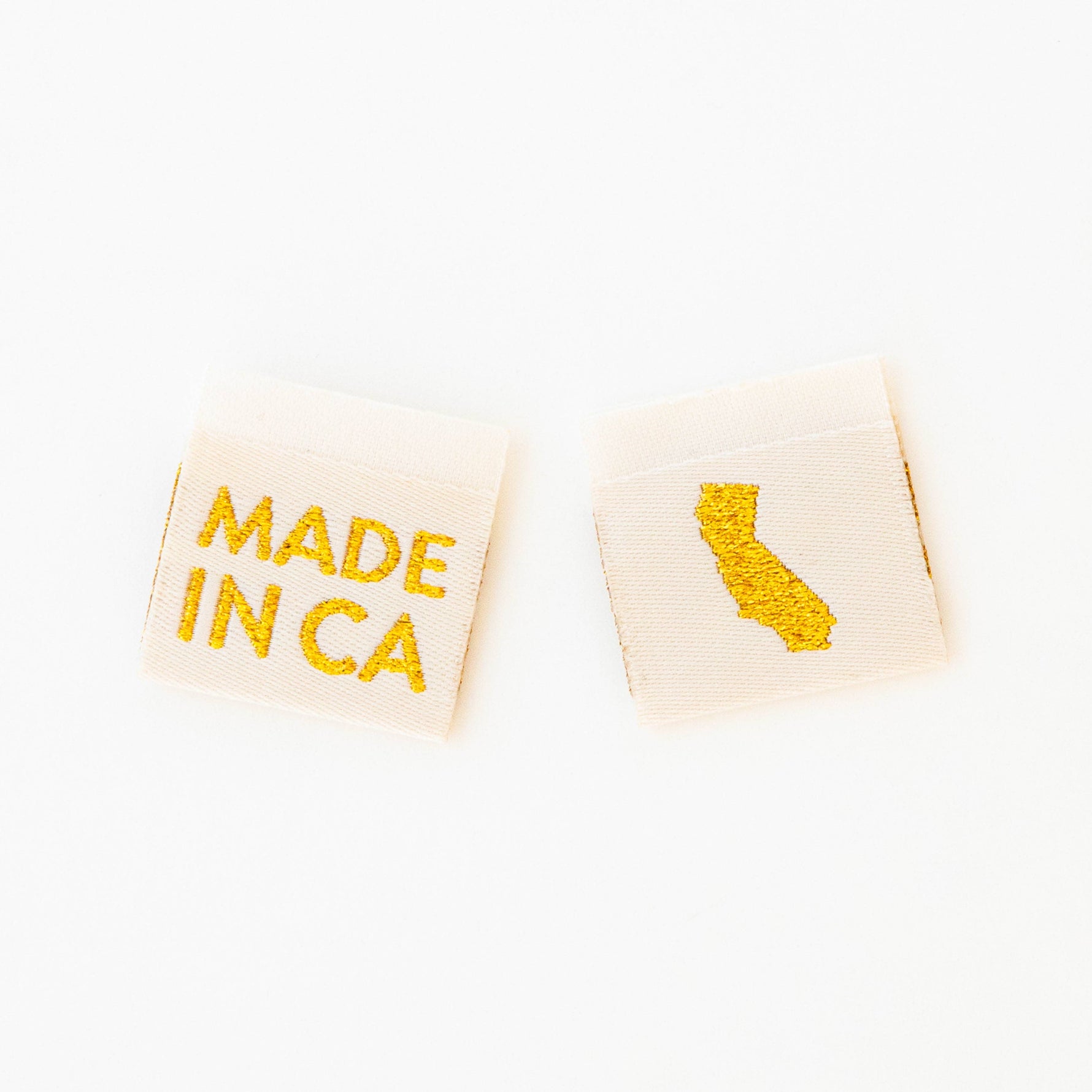 Made in My State Gold Woven Labels: Nevada