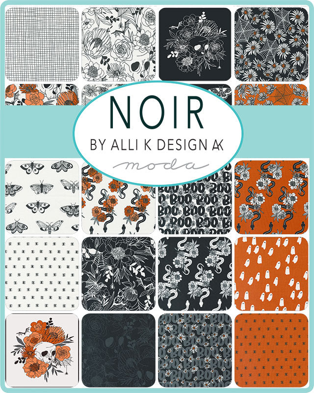 Noir || Fat Quarter Bundle || Cotton Quilting Fabric