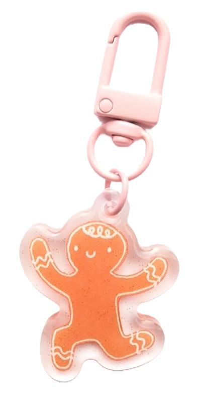 Glitter Zipper Charm Gingerbread || Lizzy House