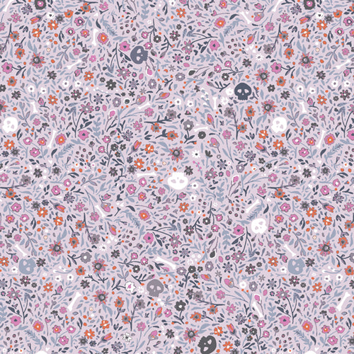 Eerie || Boneyard Violet || AGF Cotton Quilting Fabric