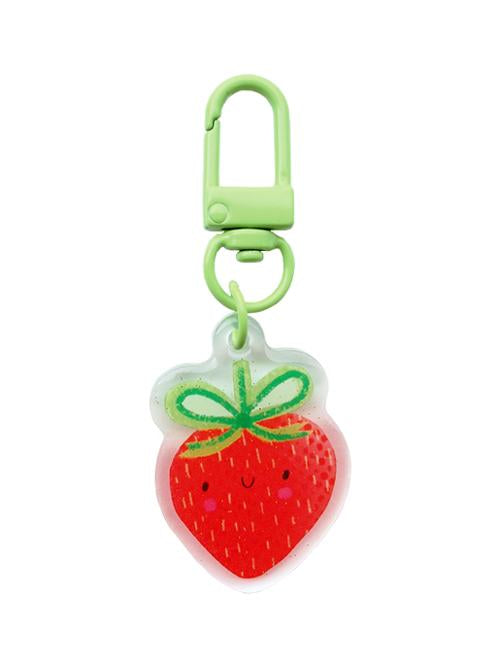 Strawberry Zipper Charm || Lizzy House