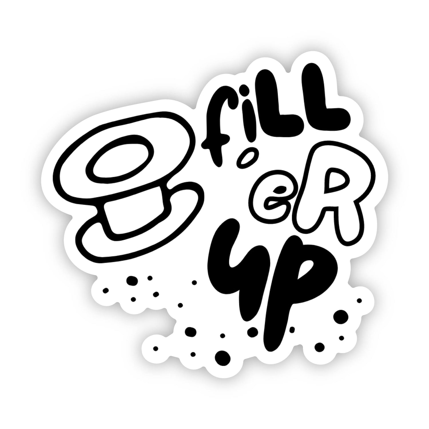 Fill 'Er Up Bobbin Sticker