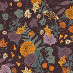 Ghostly & Haunted || Wicked Flora || Cotton Quilting Fabric