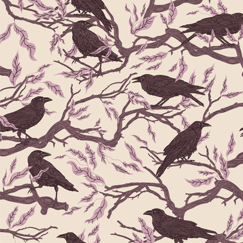 Ghostly & Haunted || Ravens Twilight || Cotton Quilting Fabric