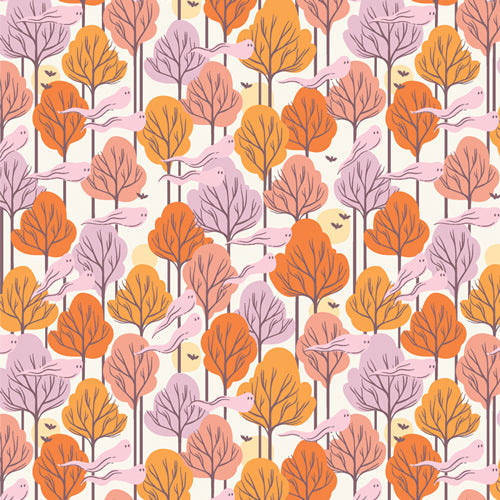 Ghostly & Haunted || Phantom Forest Ray || Cotton Quilting Fabric