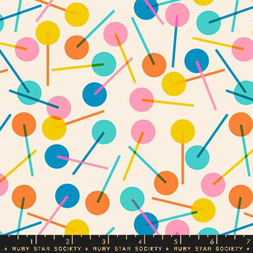 Eye Candy || Lollies Natural || Cotton Quilting Fabric