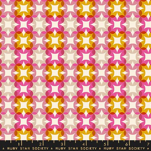 PREORDER Woodland Park || Flower Plaid Raspberry || Cotton Quilting Fabric