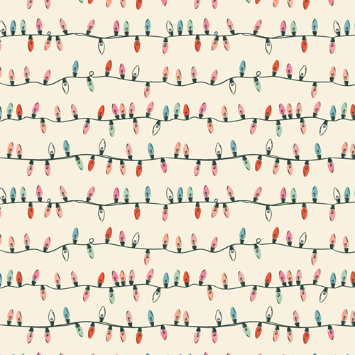 Christmas in the Cabin || Festive Twinkle || AGF Cotton Quilting Fabric Half Yard