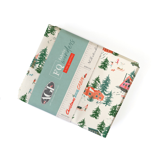 Christmas in the Cabin || FQ Fabric Wonders || AGF Cotton Quilting Fabric