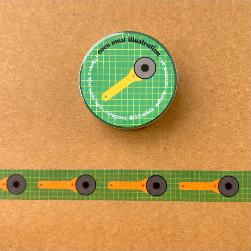 Rotary Cutter Grid Washi Tape