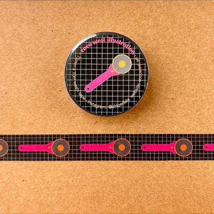 Rotary Cutter Grid Washi Tape