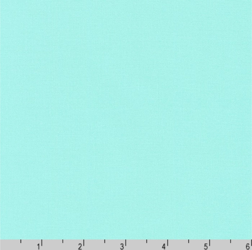 Kona Solids || Aqua || Cotton Quilting Fabric