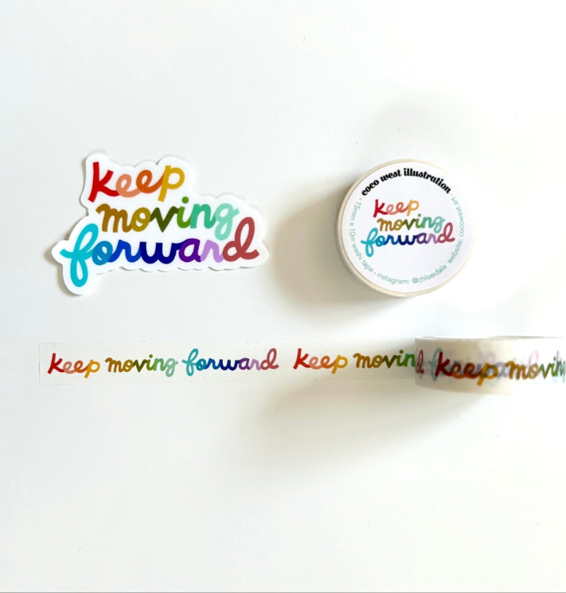 Keep Moving Forward Washi Tape