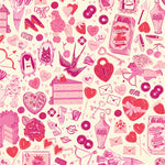 LOVE STRUCK || Love All Around || Cotton Quilting Fabric