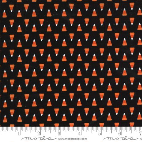 Midnight Magic 2 || Candy Corn Midnight || Cotton Quilting Fabric Half Yard
