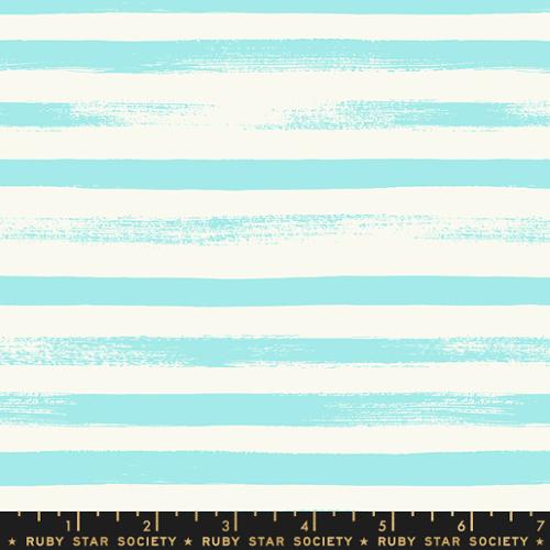 Zip || Aqua || Cotton Quilting Fabric